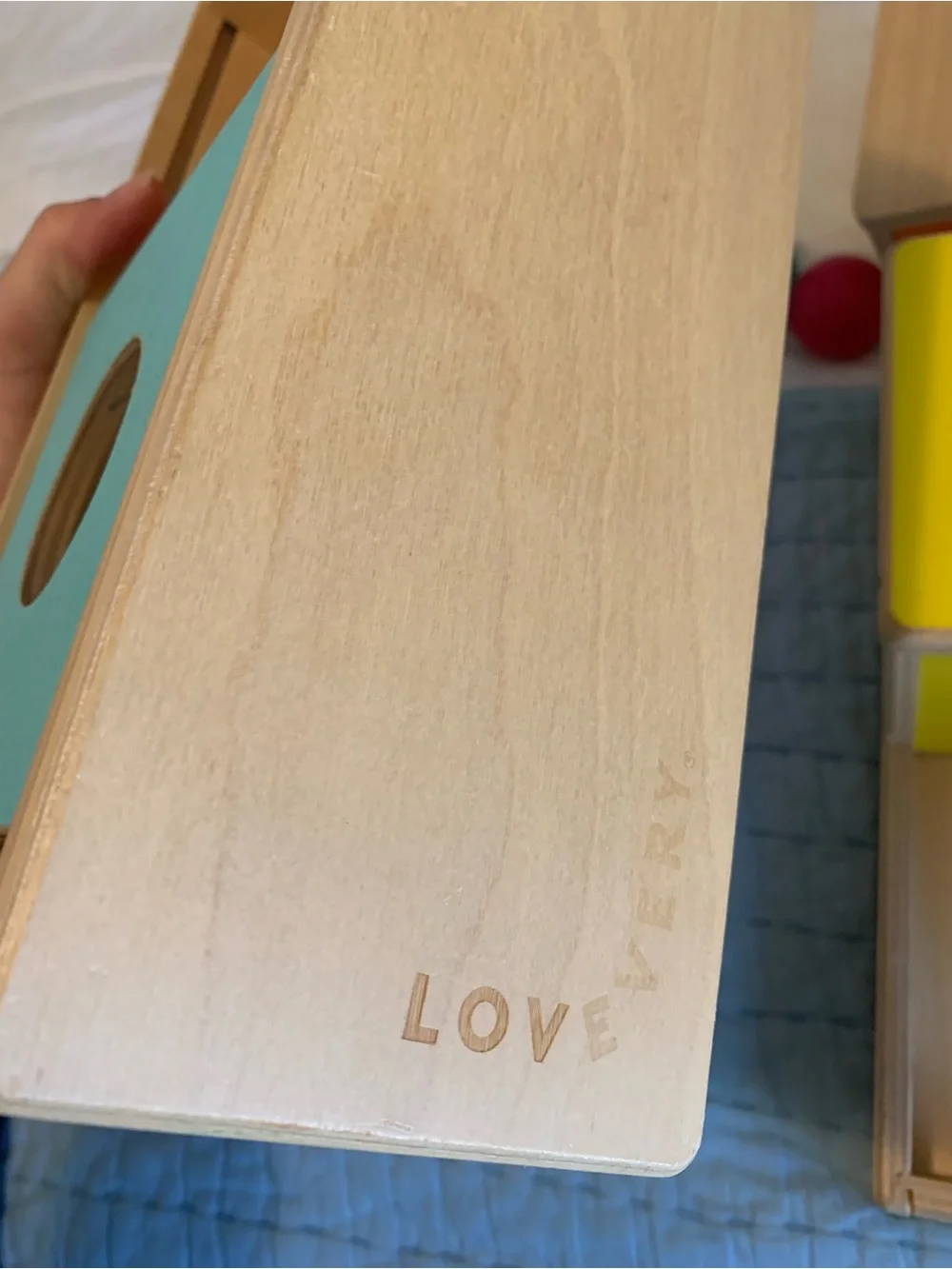 5 Piece LOVEVERY developmental toys + 1 Tiny Land